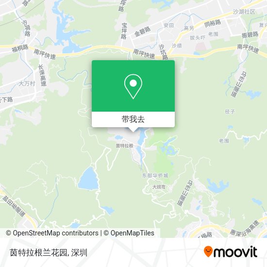 茵特拉根兰花园地图