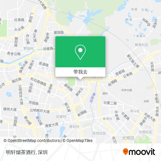 明轩烟茶酒行地图