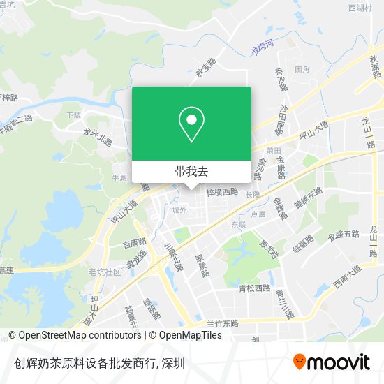 创辉奶茶原料设备批发商行地图