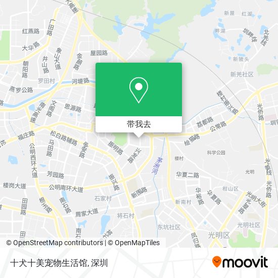 十犬十美宠物生活馆地图