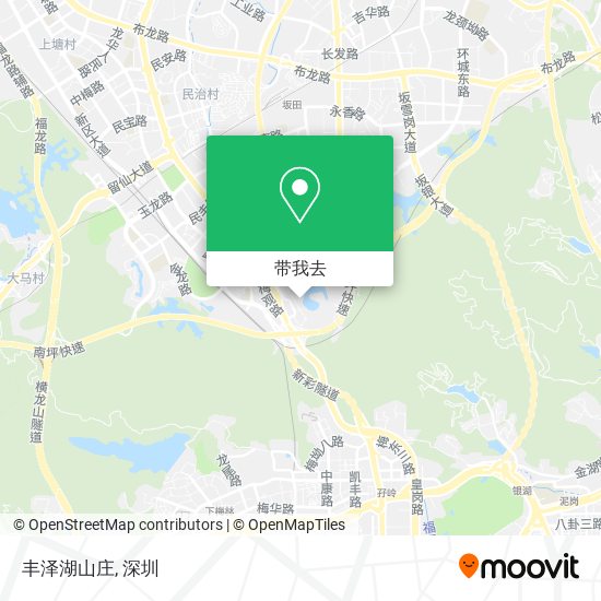丰泽湖山庄地图
