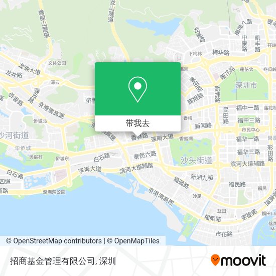 招商基金管理有限公司地图
