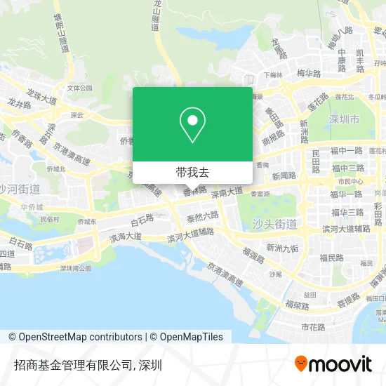 招商基金管理有限公司地图