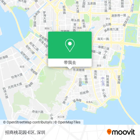 招商桃花园-E区地图