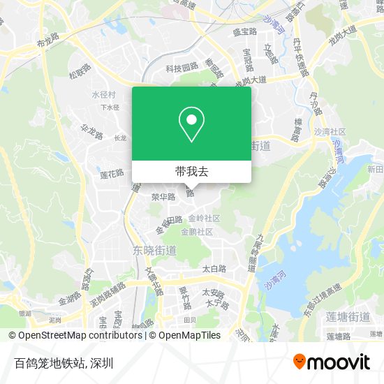 百鸽笼地铁站地图