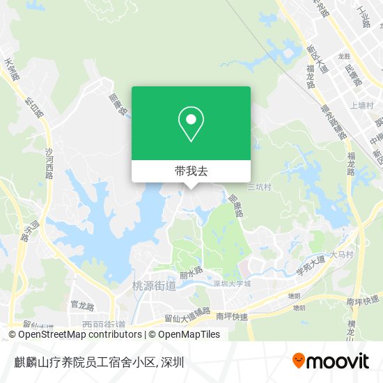 麒麟山疗养院员工宿舍小区地图