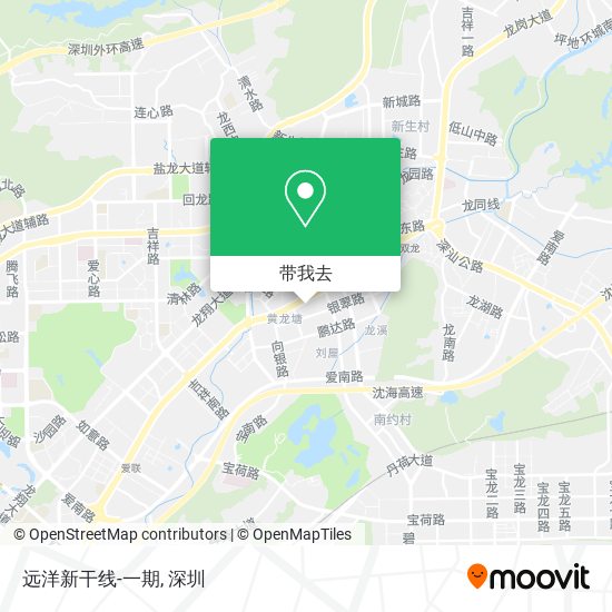 远洋新干线-一期地图