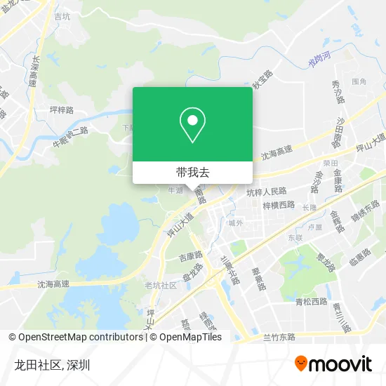龙田社区地图