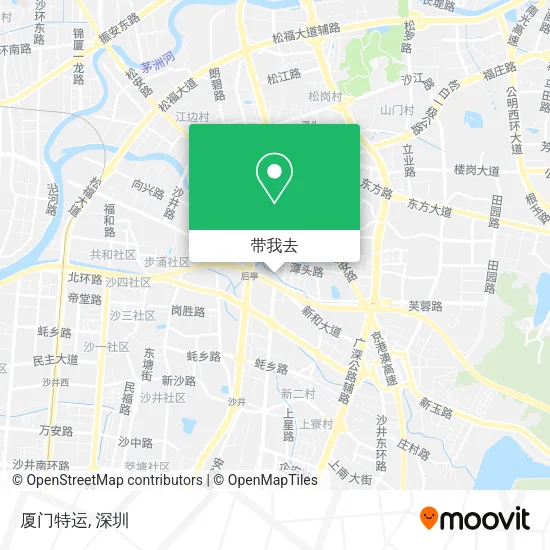 厦门特运地图