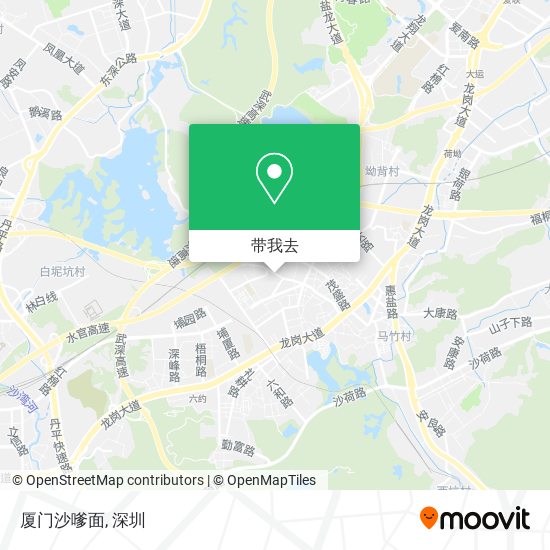 厦门沙嗲面地图