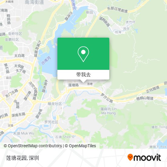 莲塘花园地图
