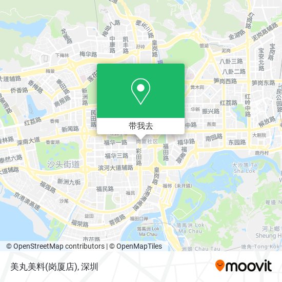 美丸美料(岗厦店)地图