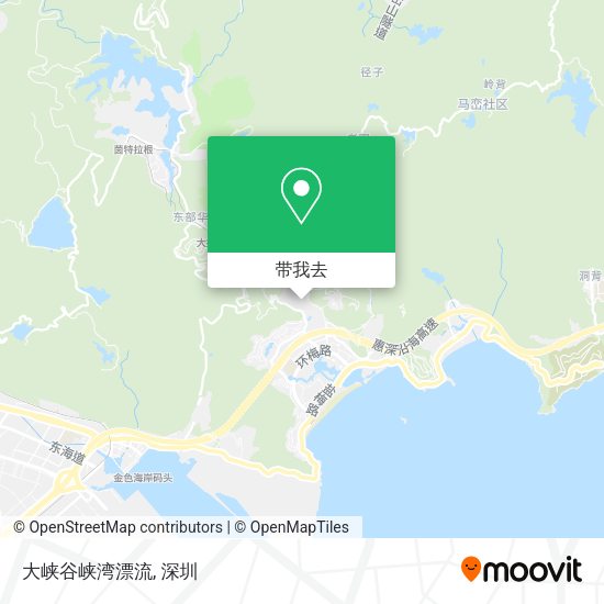 大峡谷峡湾漂流地图