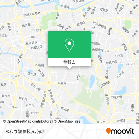 永和泰塑胶模具地图