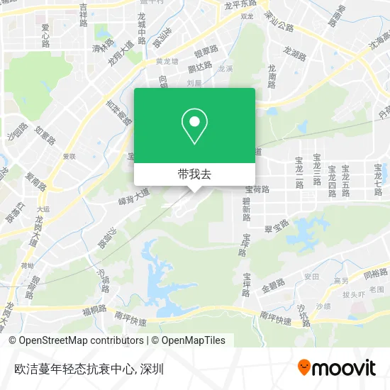 欧洁蔓年轻态抗衰中心地图