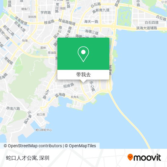 蛇口人才公寓地图