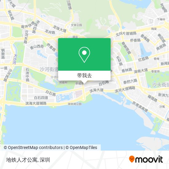 地铁人才公寓地图