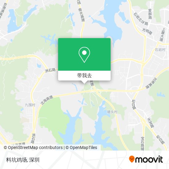 料坑鸡场地图