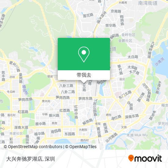 大兴奔驰罗湖店地图