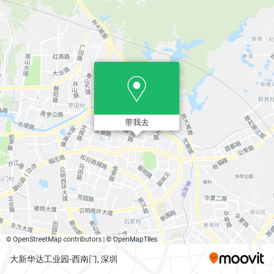 大新华达工业园-西南门地图
