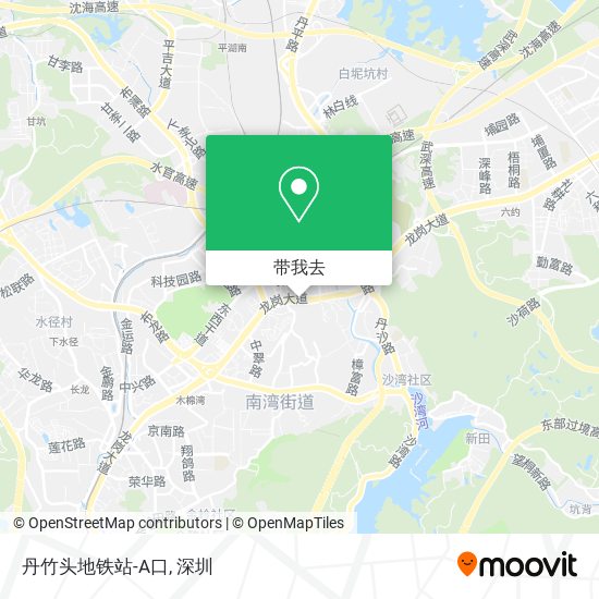 丹竹头地铁站-A口地图