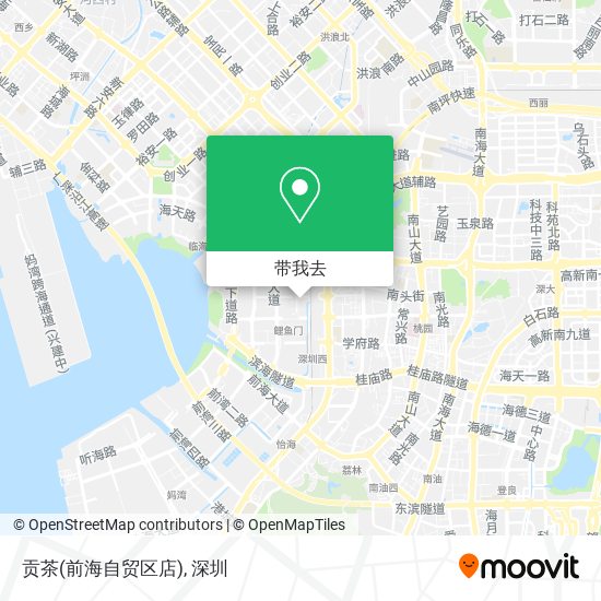 贡茶(前海自贸区店)地图