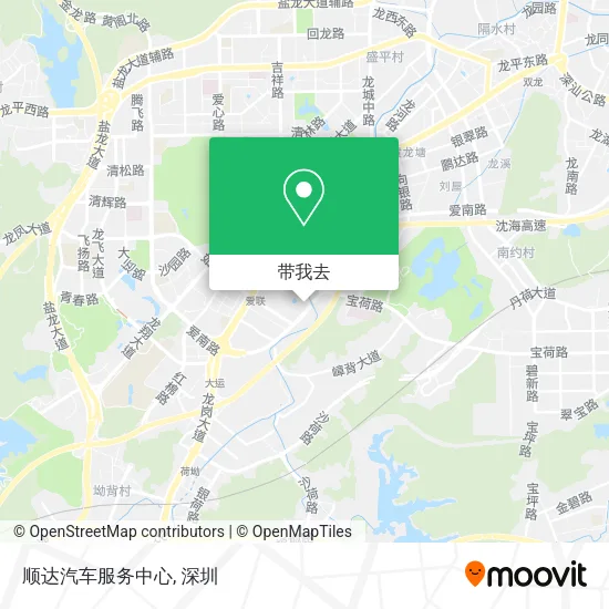 顺达汽车服务中心地图