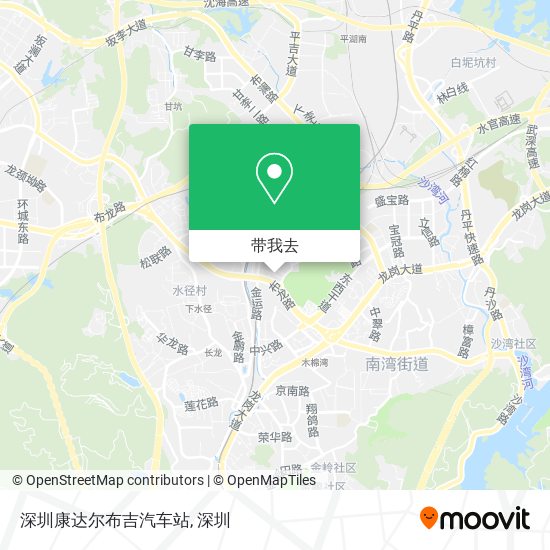 深圳康达尔布吉汽车站地图