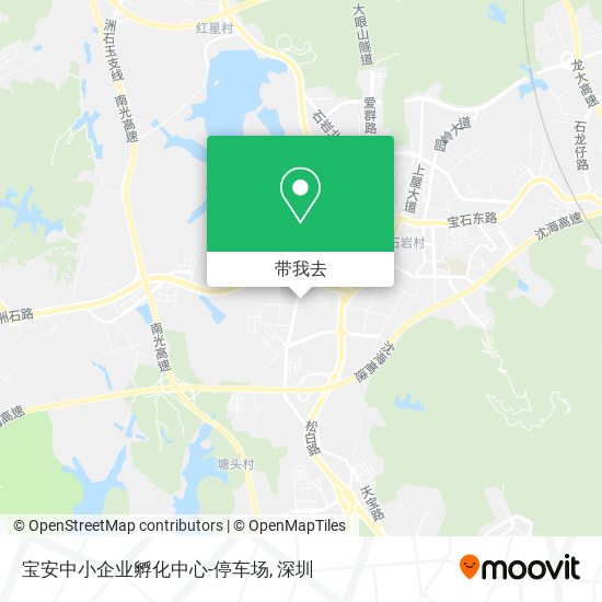 宝安中小企业孵化中心-停车场地图