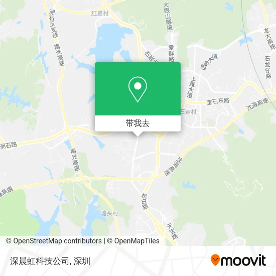 深晨虹科技公司地图