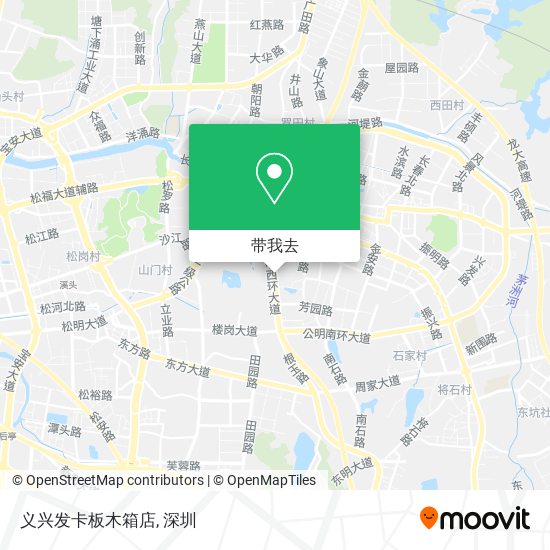 义兴发卡板木箱店地图