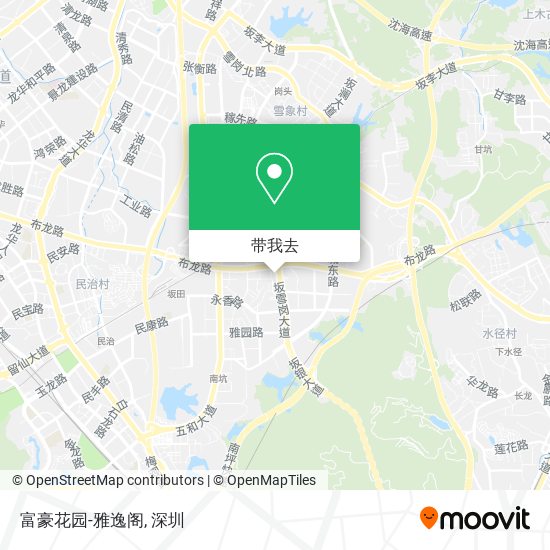 富豪花园-雅逸阁地图