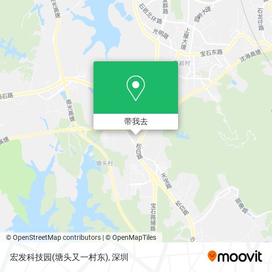 宏发科技园(塘头又一村东)地图