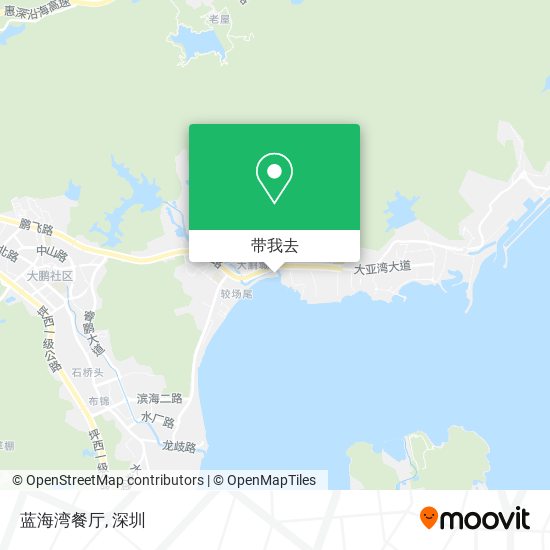蓝海湾餐厅地图