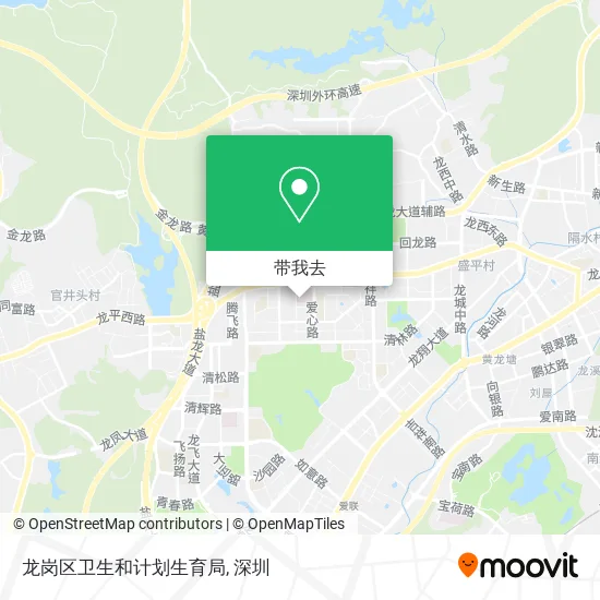 龙岗区卫生和计划生育局地图