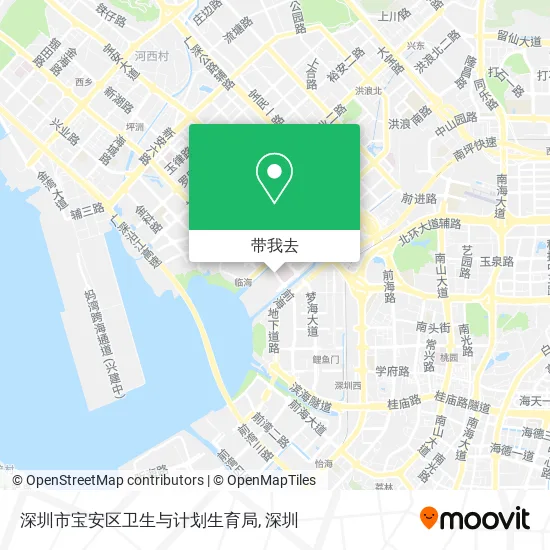 深圳市宝安区卫生与计划生育局地图