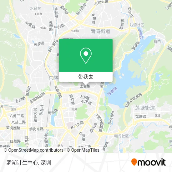 罗湖计生中心地图