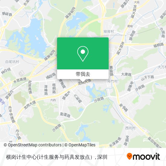 横岗计生中心地图