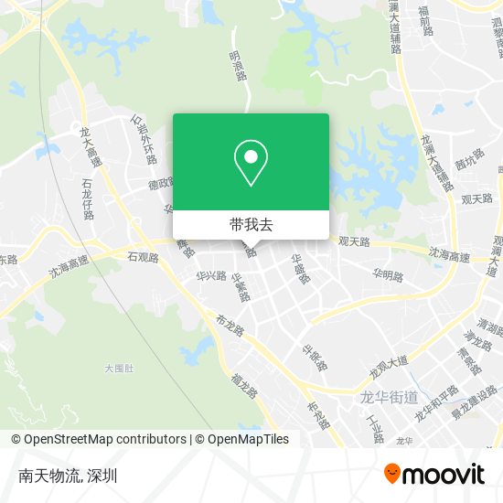 南天物流地图