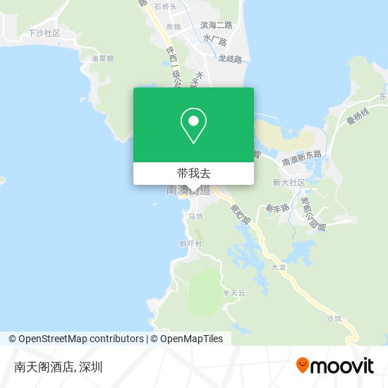 南天阁酒店地图