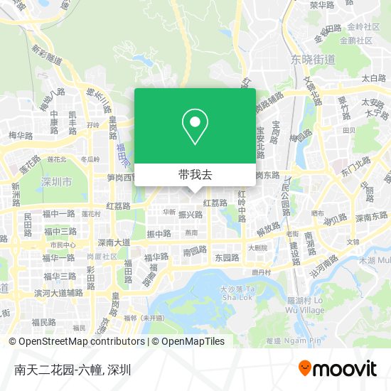 南天二花园-六幢地图