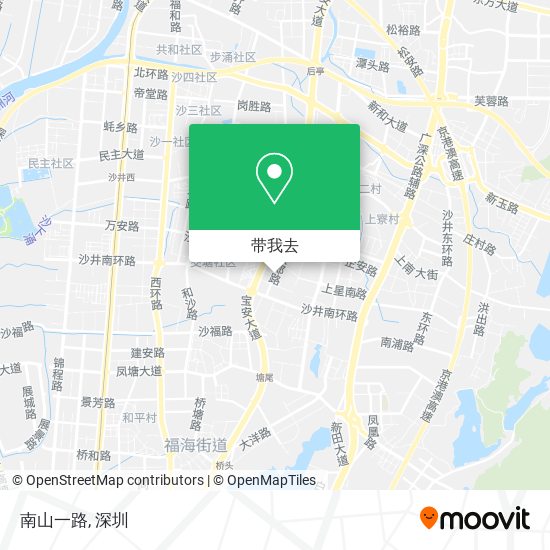 南山一路地图