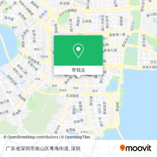 广东省深圳市南山区粤海街道地图