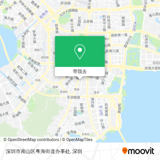 深圳市南山区粤海街道办事处地图
