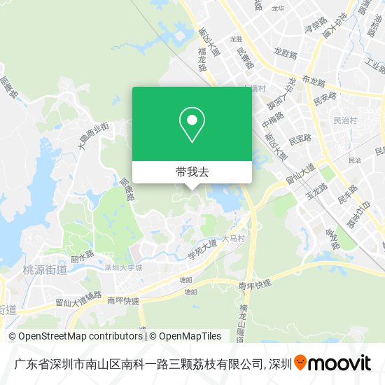 广东省深圳市南山区南科一路三颗荔枝有限公司地图