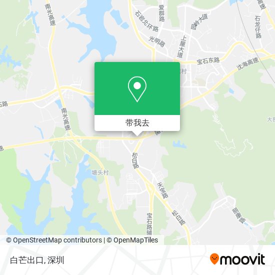 白芒出口地图