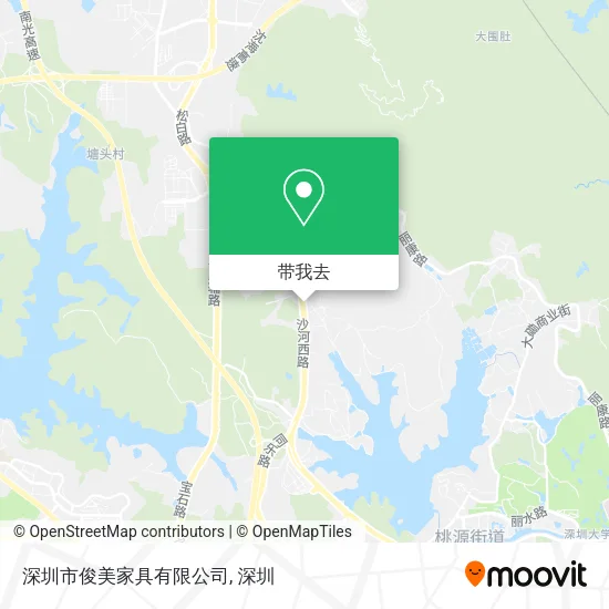 深圳市俊美家具有限公司地图