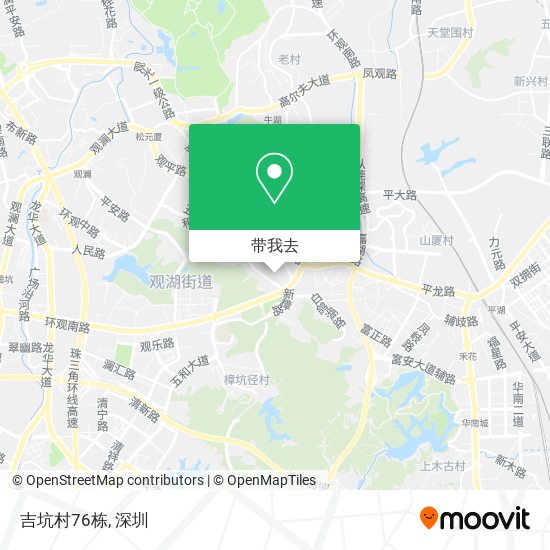 吉坑村76栋地图