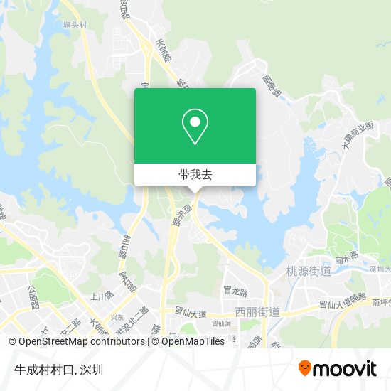 牛成村村口地图