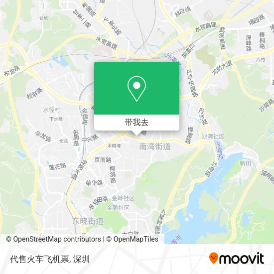 代售火车飞机票地图